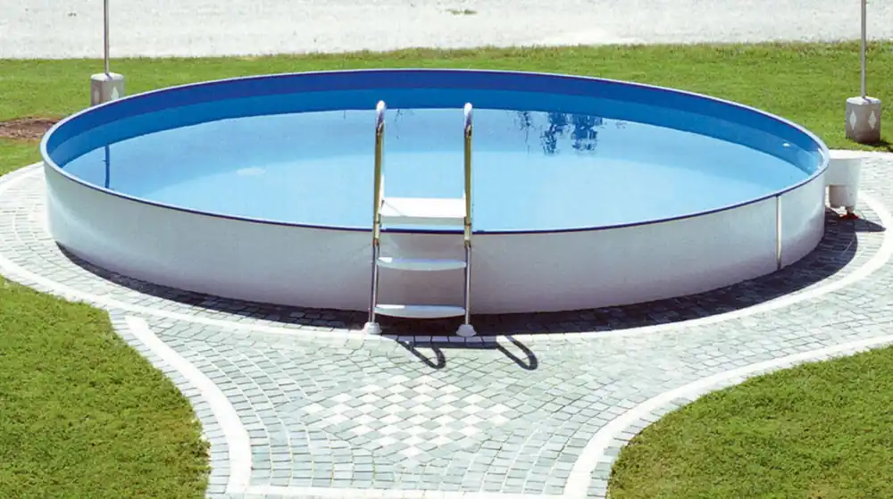 Steinbach Styria Pool Rund Ø 460 x 120 cm, Blau Ausverkauf
