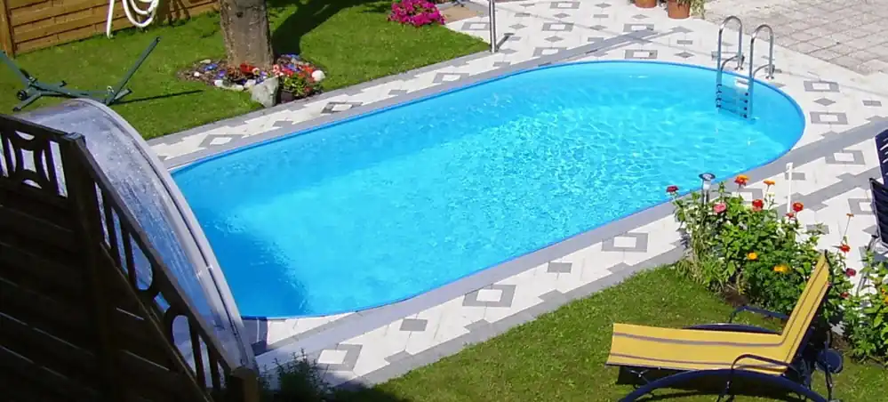 Finale Aktion Steinbach Styria Pool Oval 623 x 360 x 150 cm, Blau