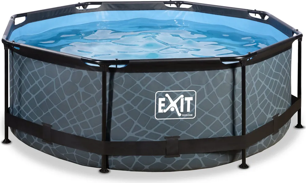 EXIT Toys Frame Pool Ø 244 x 76 cm inkl. Kartuschenfilteranlage Preiswert