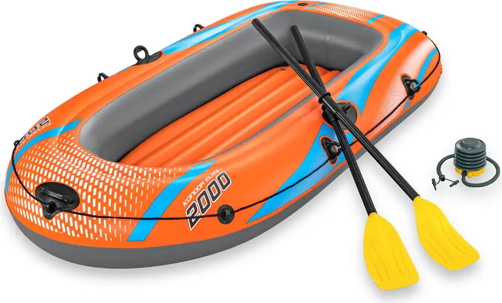 Bestway Schlauchboot-Set Kondor Elite™ 2000 - 196 x 106 x 31 cm Zertifiziert