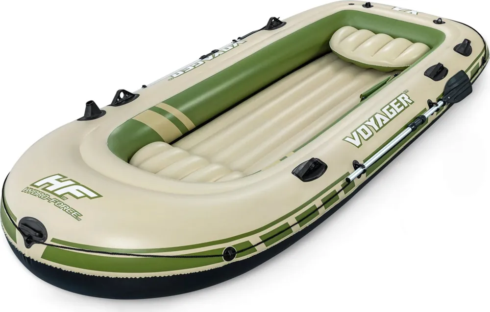 Bestway Hydro-Force™ Schlauchboot Komplett-Set Voyager™ X4 - 350 x 145 x 49 cm Sonderangebot