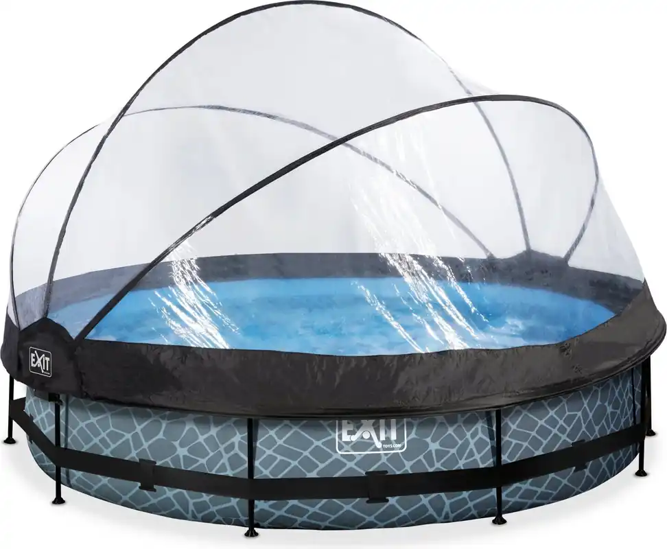 EXIT Toys Frame Pool Ø 360 x 76 cm mit Abdeckung, 1 Set Sonderaktion