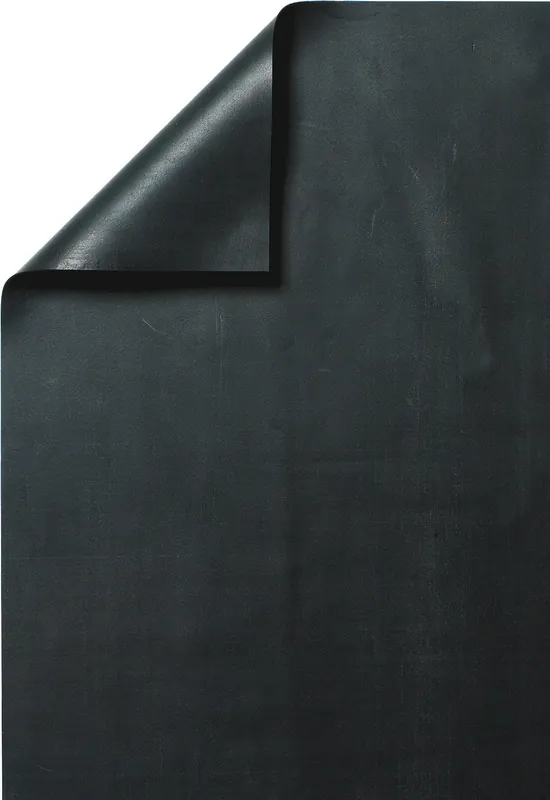 HEISSNER Teichfolie 100 x 2 m / 200 m² - Schwarz, Stärke 0,5 mm Expressversand