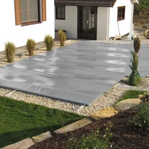 Abverkauf CF. Group Rollabdeckung STD Rechteckig 800 x 400 cm - Grau, Außenmaß: 850 x 450 cm