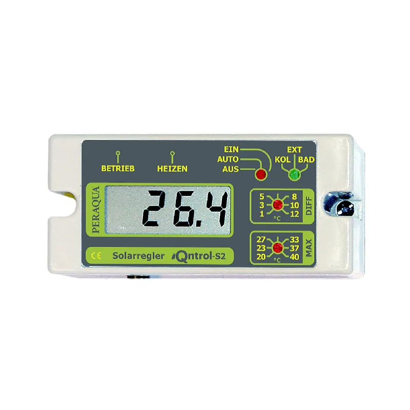 Peraqua iQntrol-S2 Digital Solarsteuerung Sonderangebot
