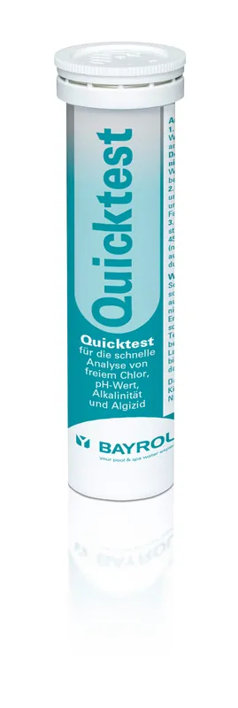 Zertifiziert Bayrol Quicktest Poolwasseranalyse