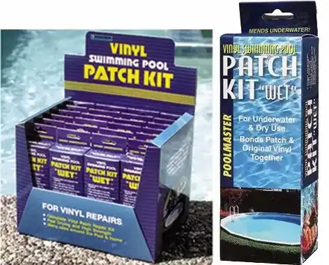 Pool Folienreparaturset WET mit Unterwasserkleber Neue Kollektion