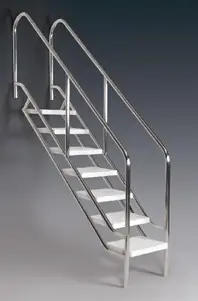 Letzte Chance Pool V4A Einbautreppe