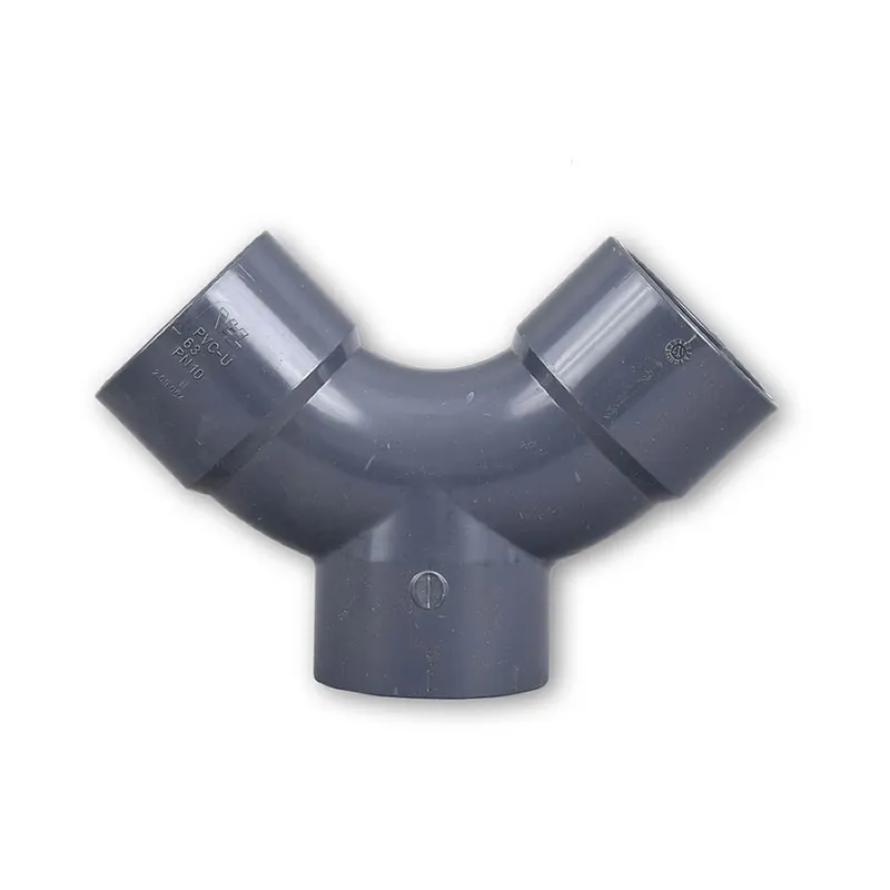 Online Kaufen PVC Y-Rohr Bogen 3x Klebemuffe