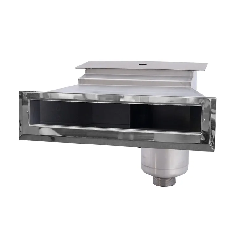 Ocean Swimmingpool V4A Edelstahlskimmer High500 Echt