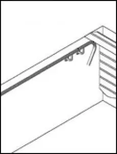 Umlenkbogen 120° mit Steckverbindung (für Rolladenabdeckungen) Versand Am Gleichen Tag