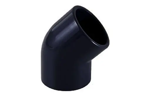 Solar Fitting Winkel 45° mit Klebemuffen d= 50mm Begrenztes Angebot