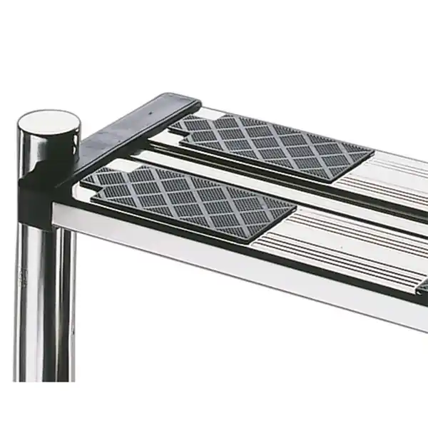 Sicherheitsstufe für Leitern Deluxe V4A doppelte breite Aktuell