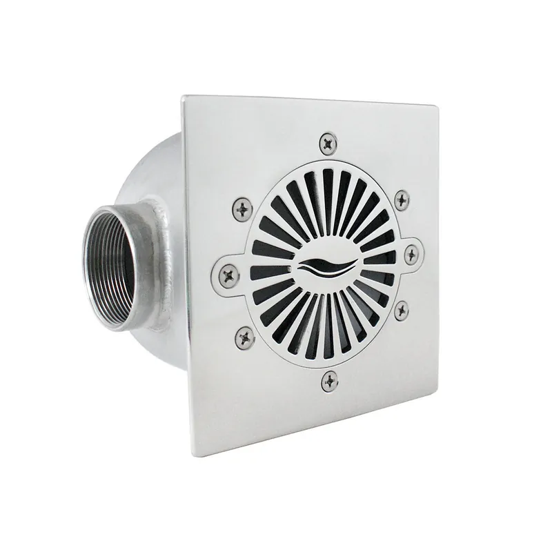 Behncke V4A Bodenablauf CUBE Line Typ 150 Fliesen-, Folien- und Betonbecken Neu