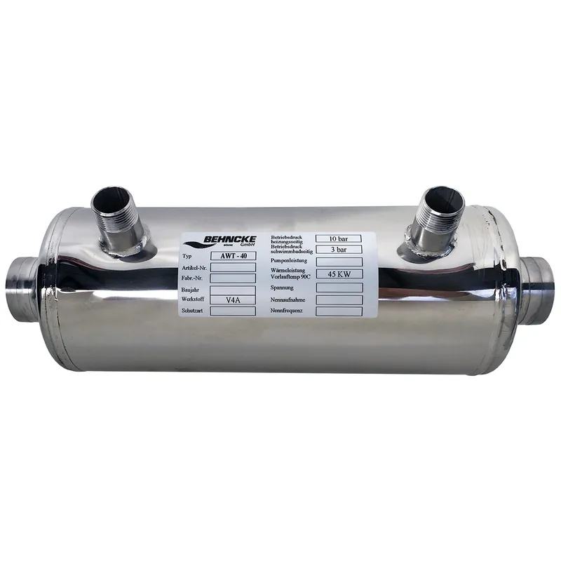 Schnäppchen Behncke AWT Schwimmbecken Wärmetauscher 45 kW, AWT 40