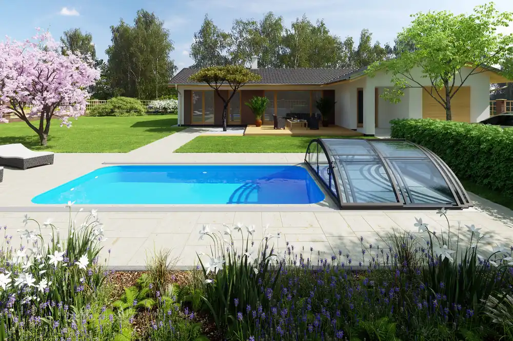 Poolüberdachung Albixon Klasik Clear C Ausverkauf