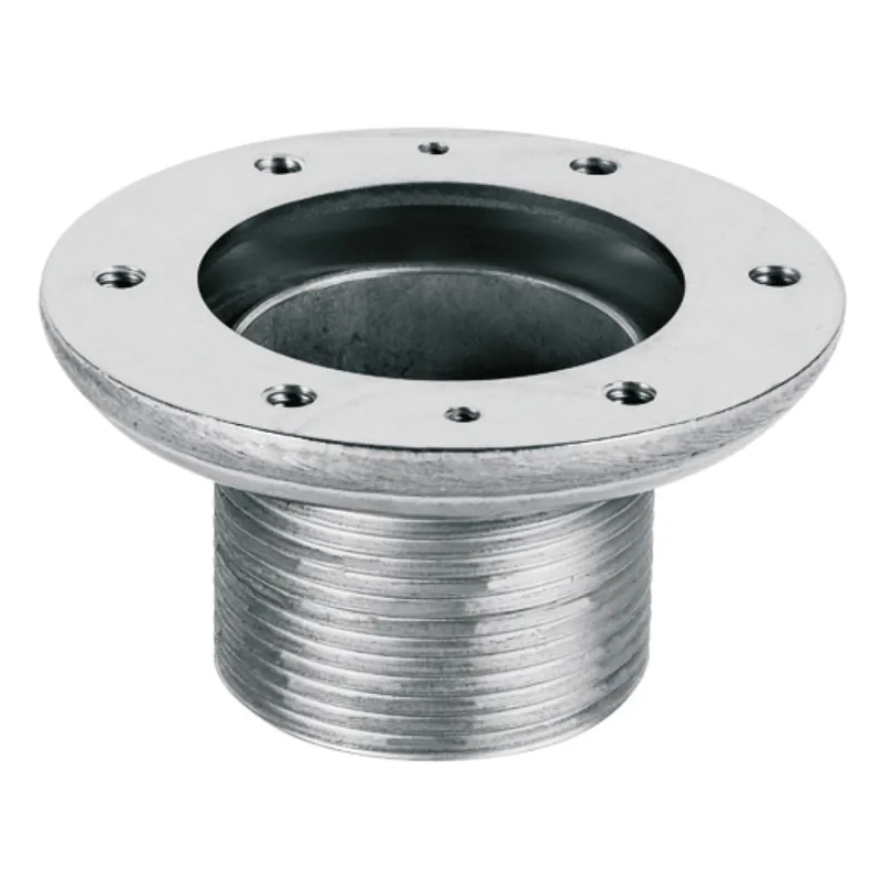 Echt Adapter Wanddurchführung Edelstahl 1 1/2"
