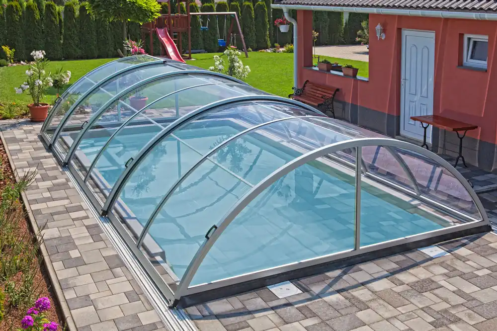 Schwimmbad-Überdachung novacomet Sun Top-Angebot