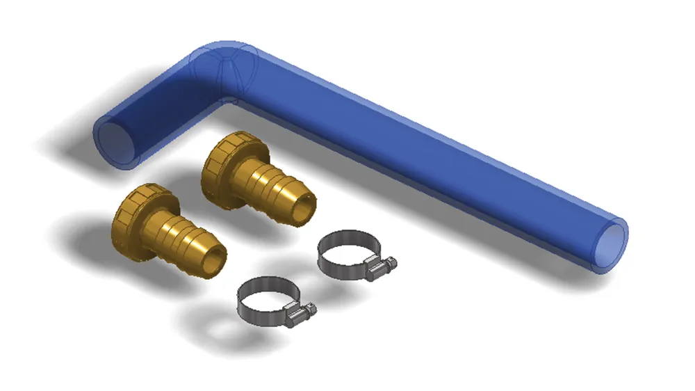 Markenprodukt Waterbeck Ersatzteile Schlauchset