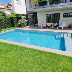 Preis Gesenkt Swimming Pool PP Skimmerbecken Elite 3,5x8 m