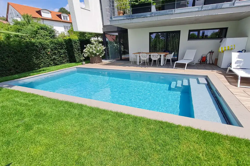 Preis Gesenkt Swimming Pool PP Skimmerbecken Elite 3,5x8 m