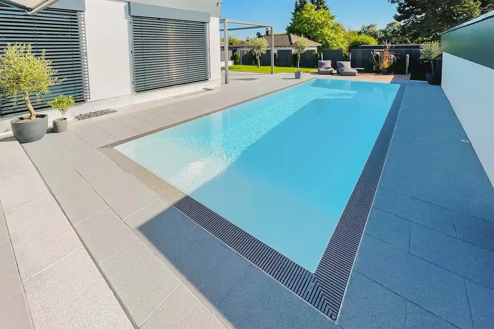 Versand Am Gleichen Tag Überlaufbecken Elite Pro PP Schwimmbecken 4x10 m