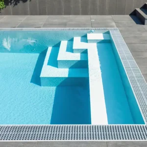 Neue Ware Überlaufbecken Elite Pro PP Schwimmbecken 4x11 m