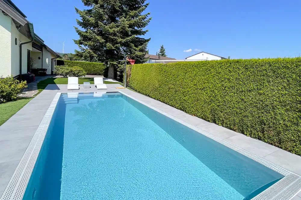 Must-Have Überlaufbecken Elite Pro PP Plus Schwimmbecken 4x11 m