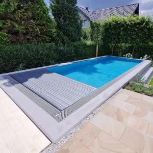 Garantierte Lieferung PP Infinitypool Elite Pro 3,3x7m Technik Rolladenabdeckung