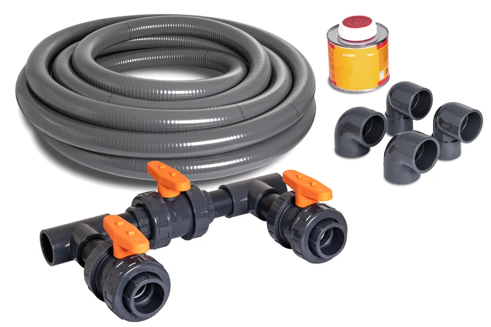 Bypass Set für Wärmepumpe 50mm Anschluß Beliebt