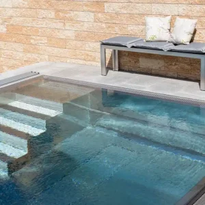 Edelstahlpool Überlaufbecken Expert 3,3x9x1,34 m Nur Heute