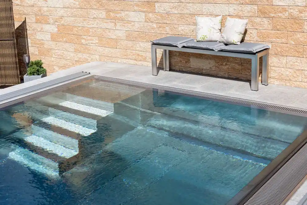Edelstahlpool Überlaufbecken Expert 3,3x9x1,34 m Nur Heute