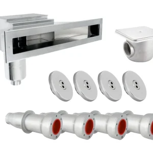 Jetzt Bestellen Edelstahl Einbauteile Set Slim bis 3,5 x 7 m