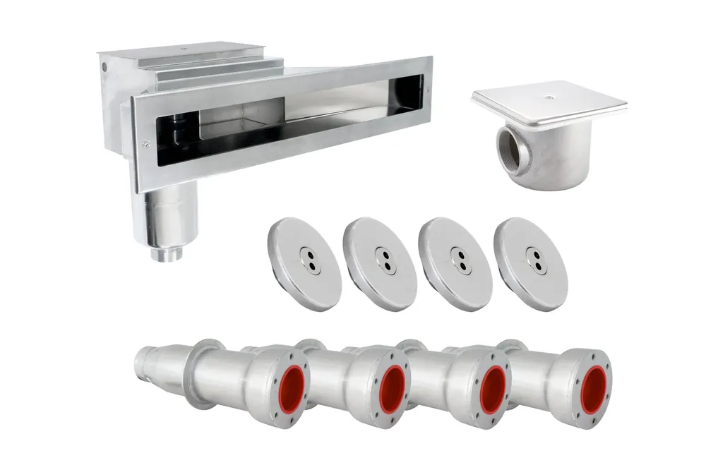 Jetzt Bestellen Edelstahl Einbauteile Set Slim bis 3,5 x 7 m