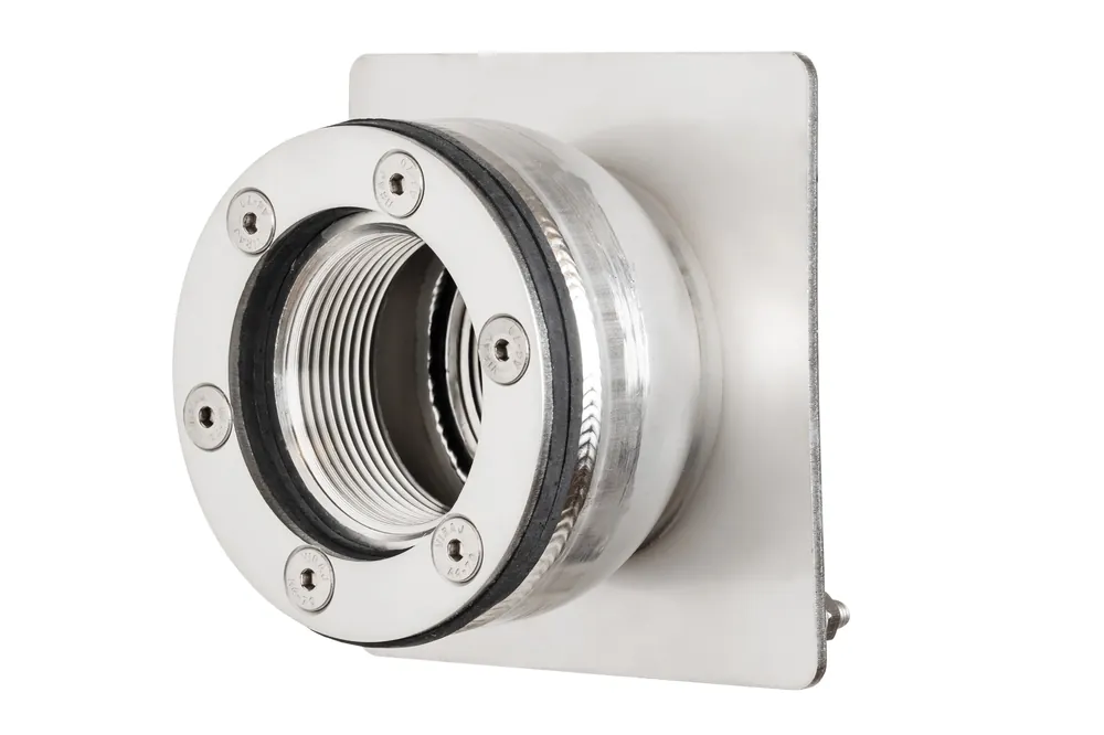 V4A INOX Wanddurchführung Universal Beton- und Folienbecken 61 mm Preis Gesenkt
