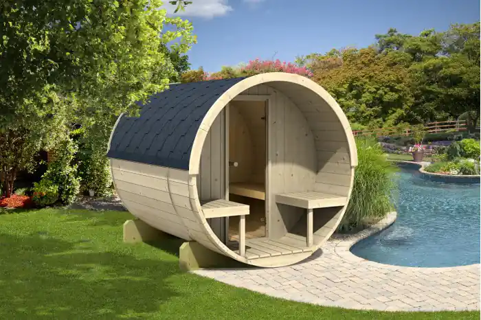 Fass-Sauna 919, 200 x 280 cm Saisonangebot