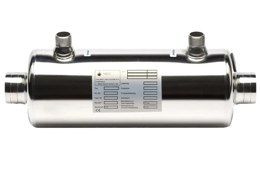 Heizung für Pools DAPRA HWT Heizungswärmetauscher 42 kW, HWT 35 Neuheit