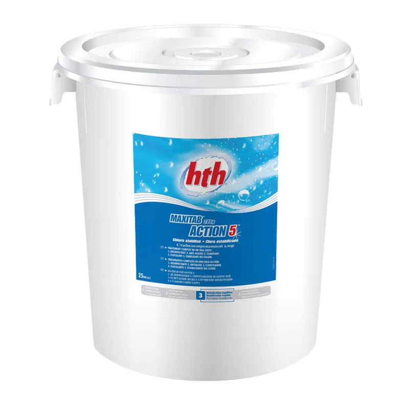 Neue Kollektion HTH 200g Multifunktions Chlortabletten Maxitab Action 5 5 kg