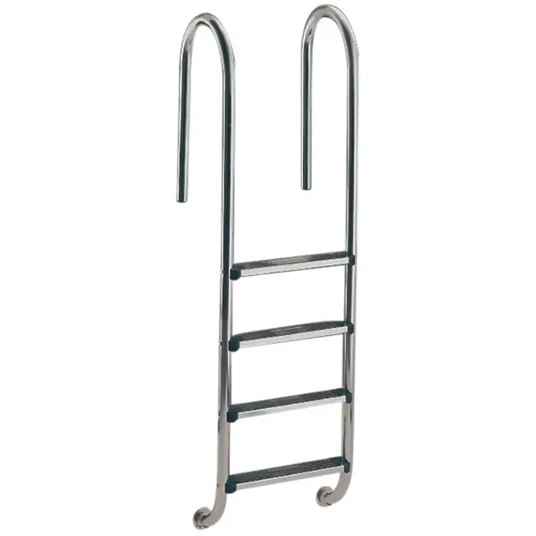 Beliebt Einbauleiter Standard V2A enge Holmausladung für Styroporsteinbecken 													 																																																																																											4 Stufen, bis 1,50 m