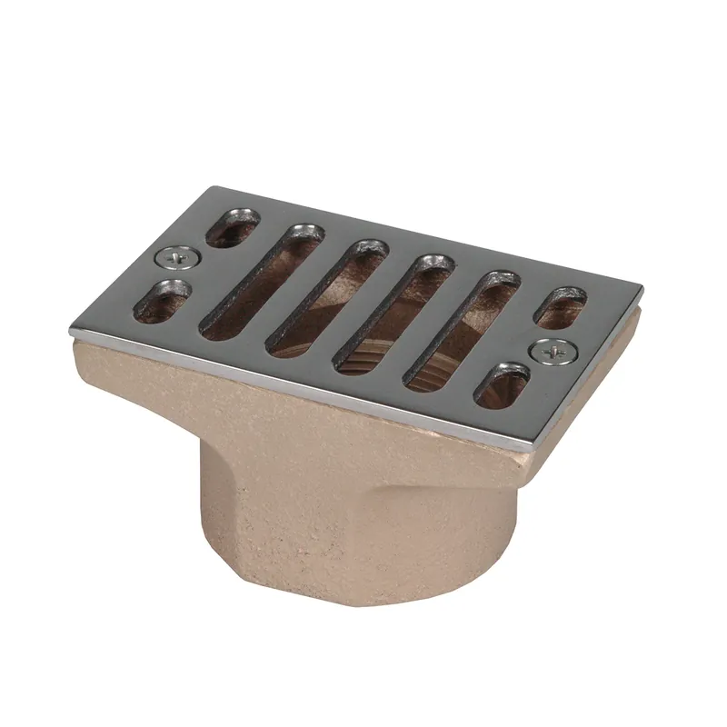 Lahme Rinnenablauf Bronze, 100 x 65 mm Sonderaktion