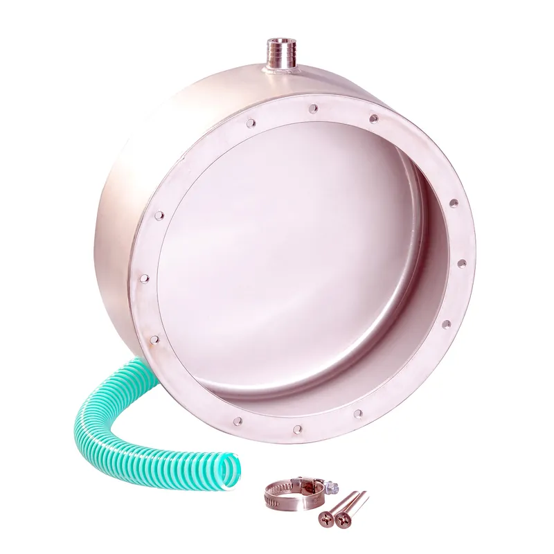 Lahme VitaLight Einbaunische LED Unterwasserscheinwerfer 270mm Fliesen- und Folienbecken, Edelstahl V4A Abgang nach hinten Nur Für Kurze Zeit