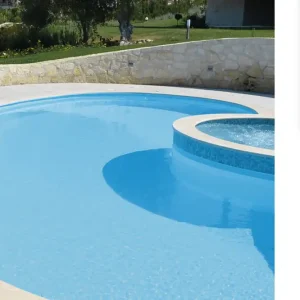 Neu Im Sortiment ELBE Supra Schwimmbadfolie Hellblau, 25,00 m, 2,00 m