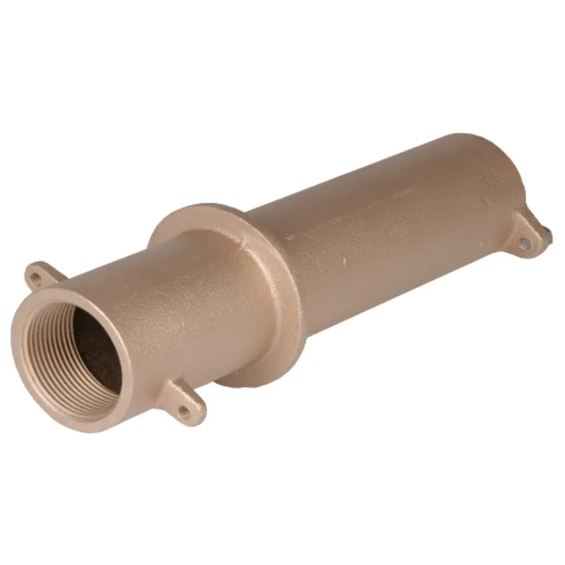 Neuheit Lahme Wanddurchführung G1 1/2 IG x G1 1/2 IG, Fliesenbecken, 240 mm, Rotguß