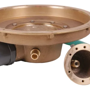 Wochenendangebot Lahme Bodenluftsprudel Einbausatz Bronze, mit senkrechten Abgang