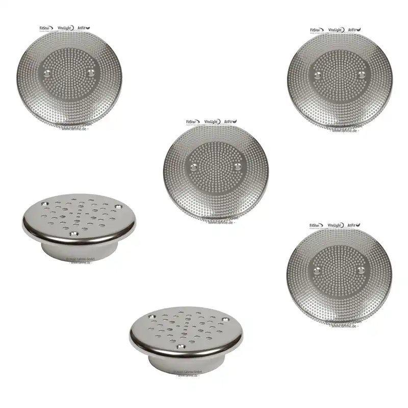 Lahme Combi Whirl Wandmassageanlage V4A Anschlußsatz 													 																																																																																																																																																																																																																																																																																																																																																																																																																																																																																			Fliesen-, Folien- und Betonbecken, 															Rotguß, 															Standard, 															4-fach Wochenendangebot