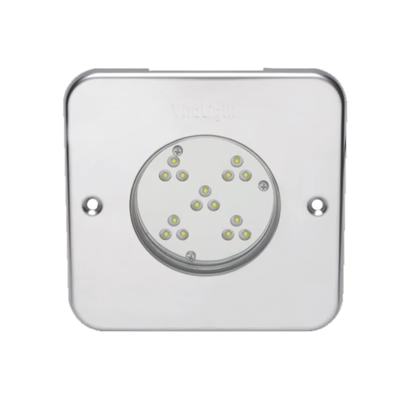 Lahme VitaLight 24V DC Power LED 2.0 UWS-Einsatz d=146/150mm quadratisch, RGB (mehrfarbig), Bronze, 15 Power Leds Solange Der Vorrat Reicht
