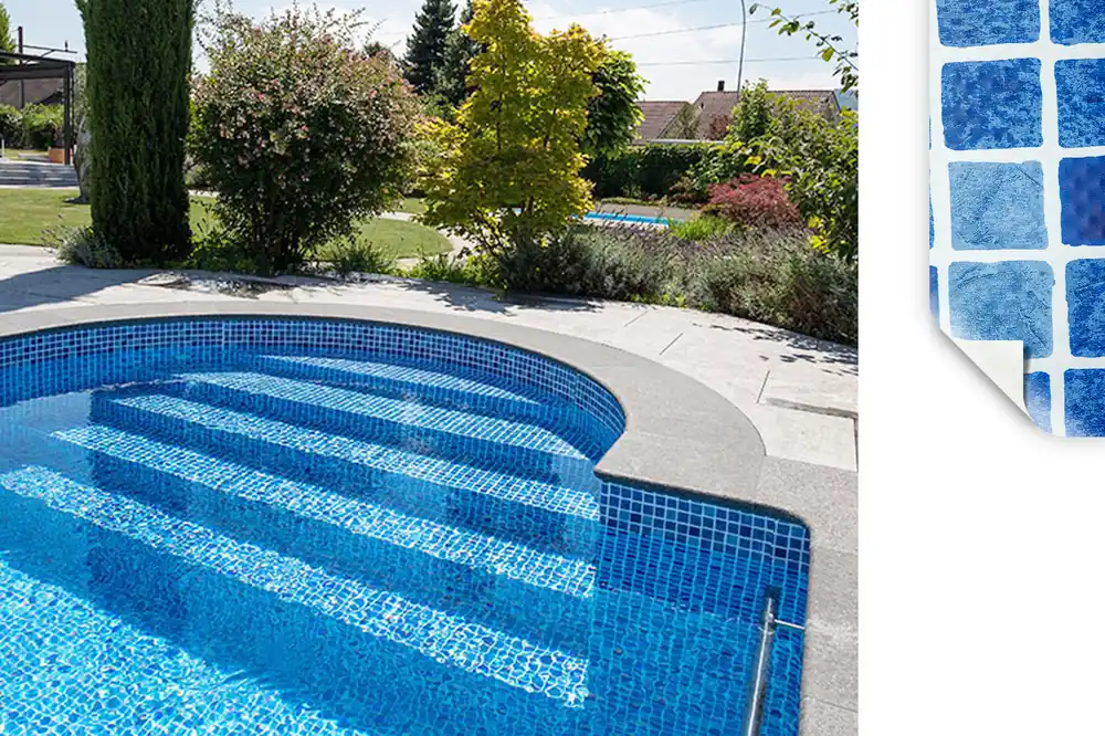 Sichere Zahlung ALKORPLAN 3000 Schwimmbadfolie Persia Blau, 25,00 m