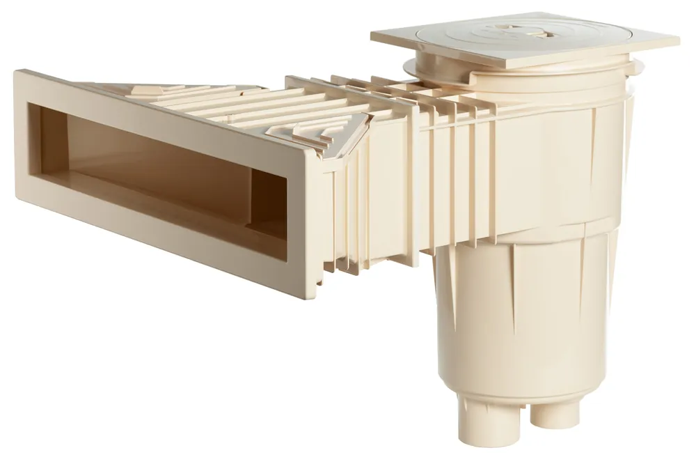 Astralpool Kunststoff Skimmer 17,5 Slim Folienbecken Sand (RAL1015) Jetzt Kaufen