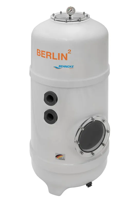 Zertifiziert Behncke Filterbehälter Berlin mit 6-Wegeventil, 750 mm