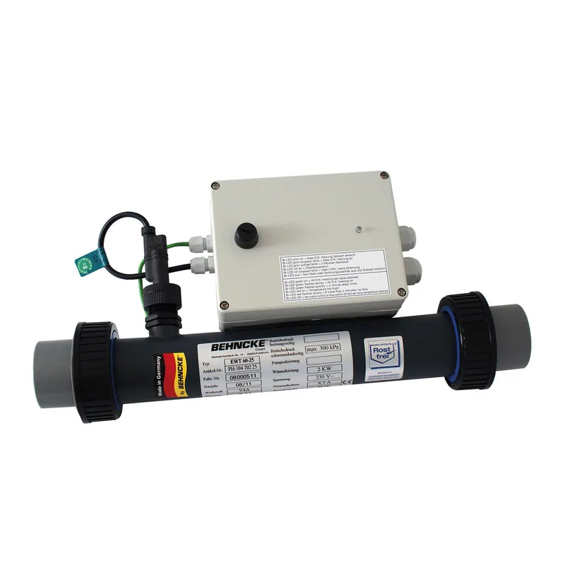 Behncke Elektrowärmetauscher EWT60 3,0 kW, 25 mit Strömungsschalter Nur Heute